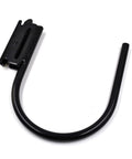 Heavy Duty E-Track J Hooks 5 Inch Set For Cargo Tie Down Systems In Trucks Trailers And Vans, shown in black steel.