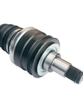 Close-up of Front CV Axle Assembly 14H007 for 2000 2006 Toyota Tundra, neoprene boot seals water and debris out