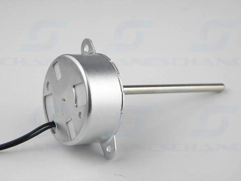 TYC-40 DC 12V 5RPM Synchronous Gear Motor CW CCW With Inner Screw Shaft, compact design with visible shaft and metal casing