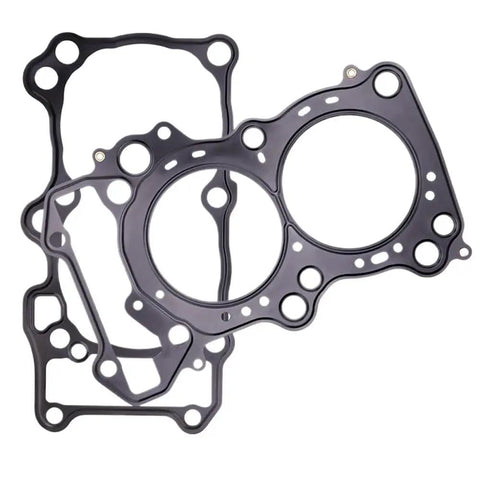 Top Notch Motorcycle Cylinder Head Gasket Set For An650 Z Executive Abs features multiple black rubber gaskets for sealing engine compression.