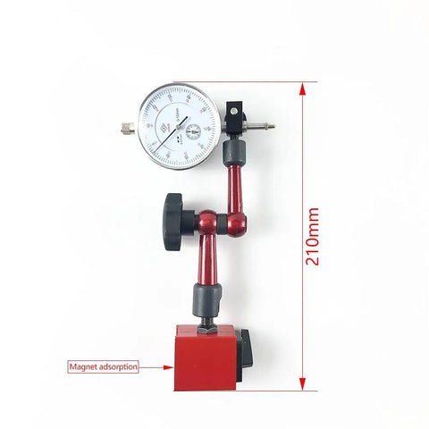 Pro Grade Dial Indicator With Magnetic Holder And Universal Stand for table setup, precision measurement and equipment calibration.