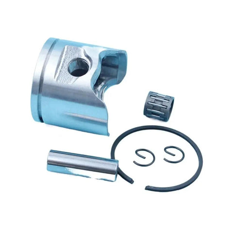 Premium 42MM Piston Ring Pin Needle Bearing Kit Fits Lawn Mower Engines 343 FR FRM R RX 345 Easy Universal Factory Design Simplifies Disassembly No Sweat Reduces Repair Costs Keeps Air Cooled Gas Machines Humming Reliable Pick For Yard Work. 42mm metal piston kit with ring, pin, and needle bearing