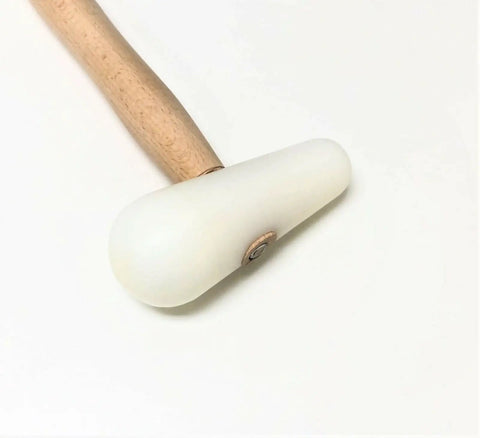 Premium Domed Nylon Hammer Featuring A Rock Solid Five Inch Head And Eight Ounce Weight For Metalsmith Forming Dapping And Custom Metalworking Tools Built To Crush Any Project Without Breaking A Sweat