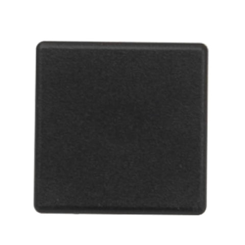 12 Pack 2020 Series European Standard Aluminum Profile End Caps For T Slot Extrusions Push In Cap No Tools Required 20x20mm, black plastic end cap