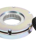 S150 Precision Servo Motor Electromagnetic Power Brake For Heavy Duty Industrial Uses With Hardcore Holding Torque And Top Shelf Quality Build Durable Friction Lining Assembly, showing steel housing and friction disc.