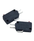 2 Pack Micro Limit Switches 3 Pins 16A 250VAC for home appliances air fryer industrial control and DIY electronics projects