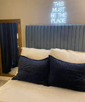 Neon Sign Wall Decor That Pops For Weddings, Bars, Offices, Cafes And Parties, LED Light Gift, 50x30cm size above bed