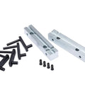 MV 5 Bench Vise Replacement Jaw Kit For All Purpose Clamping Heavy Duty Smooth Face Jaws Tough As Nails V Channel Round Material Grip Top Mounted Jaw Dogs Compatible With MV 5 And Model 445 Vises, jaw kit with screws