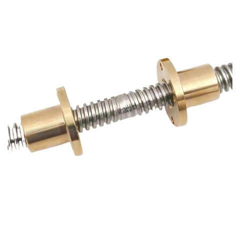 Stainless Steel Ball Screw T8 Lead Screw Bidirectional 8mm Diameter 200mm-600mm Length 2mm Pitch High Precision Smooth Finish Low Friction