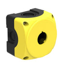 Bright Yellow Plastic Button For One Controller Replacement Cap Easy Snap In Durable High Visibility Button Pad 2.2 X 2.6 X 2.2 cm Game Ready Spare Part For Gamers And DIY Repairs, front view