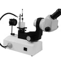 8X To 50X Pro Jewelry Gem Stereo Zoom Microscope With LED Light And Horizontal Oil Immersed Gem Stand For Sharp Jewelry Inspection And Macro Photography, side view