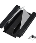 1.5 Inch V Cut Duct Board Cutter For HVAC Pros Heavy Duty Steel Sled Frame showing blades and sled design