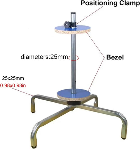 Heavy Duty Vertical Bubble Wrap Dispenser Fits Up To 59 Inch Rolls Solid Film Packing Station with blue base and metal frame.