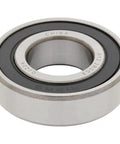 Two Pack Deep Groove Radial Ball Bearing R12-2RS With Double Rubber Seal 1-3/4 In ID By 1-5/8 In OD By 0.437 In Width 19.05 Mm By 41.28 Mm By 11.11 Mm Ideal For DIY Projects Motors Gearboxes And Heavy Machinery With Smooth Durable Spin