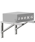 Beefy Heavy-Duty Wall Mount AC Bracket For Split Systems Up To 440 Lb, 200 Kg, strong triangle design with gray box