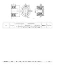 Technical diagram of Wedge Type One Way Bearing Clutch Overrunning Built Tough No Nonsense In Durable Steel