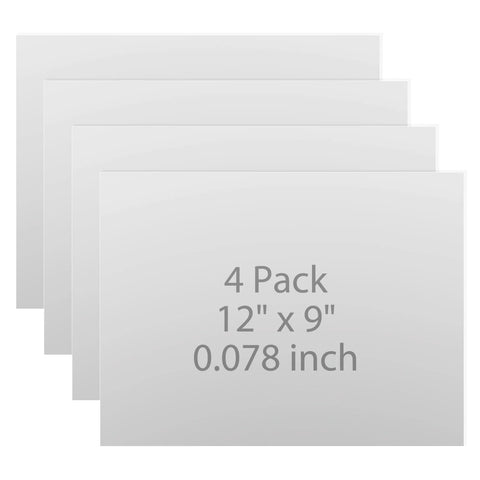 4 Pack 14 Gauge 9x12 Inch Stainless Steel Sheets 304 Cold Rolled 0.078 Inch Thick 2mm Plates For DIY Projects Welding Fabrication Industrial Home Decor Crafting