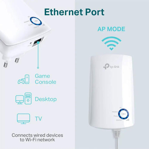 Top Shelf N300 WiFi Range Extender That Straight Up Kills Stubborn Dead Spots And Keeps Your Rig Running Tight Across The Whole House With Dedicated Ethernet Port For Lag Free Gaming