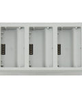 Top view of 3 Way Drone Battery Charging Station With PD Fast Charge For Mini 3 Pro And Mini Drones Intelligent Multi Battery Charger