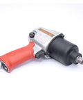 Hardcore Half Inch Air Impact Wrench Delivers A Beefy 680 Nm Kick To Crush Any Rusty Stud Or Job Site Bolt Without Breaking A Sweat For Weekend Builders And Shop Pros, featuring a grey and red design.