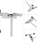 Bike Chain Breaker Remover Tool for Easy Chain Removal and Installation stainless steel chain splitter cutter showing details.