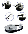 Durable Closed Loop Timing Belt For Industrial Machines 6mm And 10mm Wide Synchronous Drive Belt with pulley system