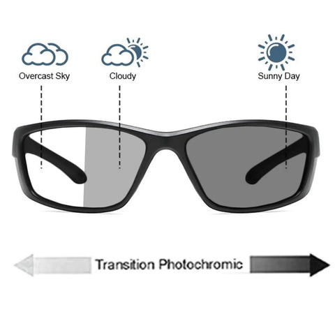 Photochromic Bifocal Reading Glasses For Men And Women, Wraparound Safety Glasses, Transition Gray Lenses, F27 Model