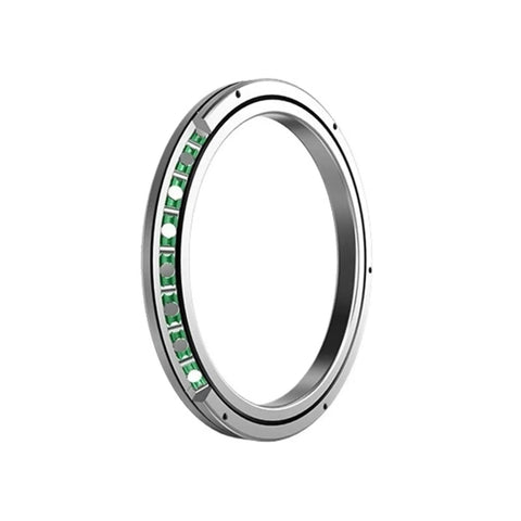 Heavy Duty Cross Roller Ring Bearing Ka20013UUC0P5 with visible rollers for smooth multi directional rotation.