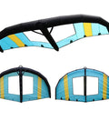 Inflatable Surf Wing For Kitesurfing 5m2 Training Wing With Window And Repair Kit Handheld Wind Wing For Beginner Adults