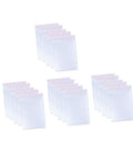 25 Pack White Bubble Mailers 24x35 Plus 5cm Self Seal Padded Envelopes Shockproof Shipping Bags in multiple angled stacks