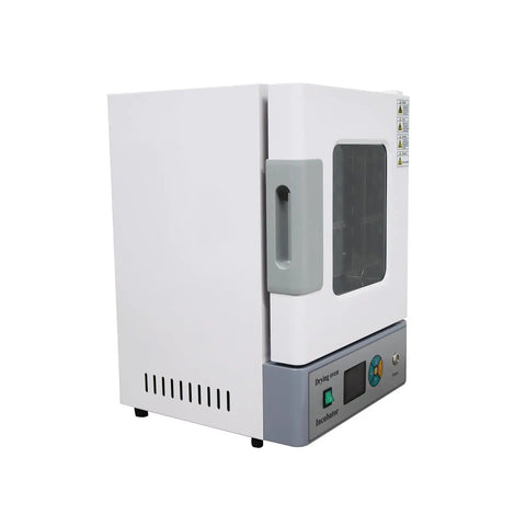Heavy Duty 600W 110V Stainless Steel Forced Air Convection Drying Oven With Digital Pid Temperature Control And 50 To 250C Range side view with control panel