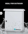Straight Up Heavy Duty Five String Solar Pv Combiner Box With Built In Din Rail And Circuit Breaker For Off Grid Arrays, IP55 rated.