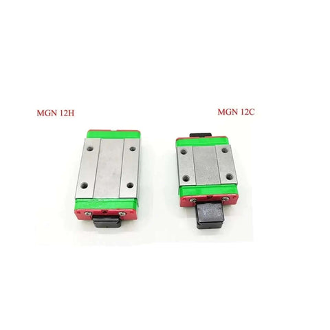 Smash Your CNC Game With MGN12C Linear Guide Rail Kit 350mm Long Precision Way Slide Block For XYZ Axis Smooth Low Friction Motion, MGN12H block