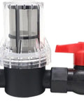 Universal Hose Connector and Drip Irrigation Adapter With 80 Mesh Water Filter For 20mm 25mm And 32mm Plastic Pipes Garden Drip Quick Connector, front view
