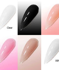 3D Gel For Nail Art Builder Kit All In One Nail Extension Gel Set Non Sticky HEMA Free MMA Free With 6 Jars Solid Builder Gel Colors