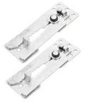 Two Pack Sectional Sofa Connectors Clips Set Steel And Zinc Alloy Couch Snap Fittings horizontal view
