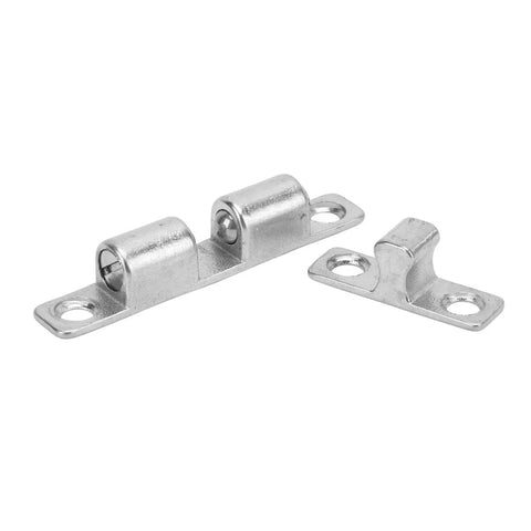 Rugged Marine Grade Stainless Boat Door Catch 60mm Ball Roller Polished Steel Rustproof for motorhome yacht