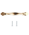 10 Pcs Vintage 6 Inch Amber Drawer Handles With 3.78 Inch Center-To-Center showing one handle and screws
