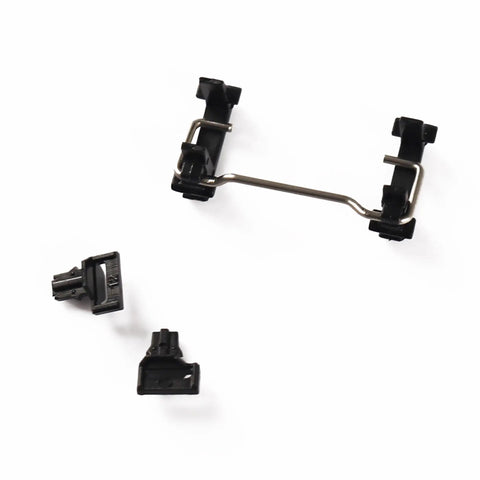 Premium Plate Mount Costar Stabilizer Kit Featuring Balanced Raised Wire Shafts For Sixty And Eighty Seven Mechanical Keyboards parts on white background.