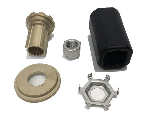 Flo Torq II Hub Kit 15 Spline For Mercury Outboards Fits 60 To 300 HP Verado MerCruiser Alpha One And Bravo One Drives Includes parts