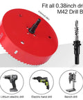 2 Inch Bi Metal Hole Saw Heavy Duty Workhorse Drill Bit For Wood Plastic Drywall Real Deal 51 Mm Cutter with pilot shaft for drills.