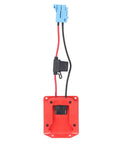 18V Battery Adapter For Peg Perego Ride On Toys With 48 11 1828 M18 Wheel Adapter And Wiring Harness Connector Blue For Stable Power