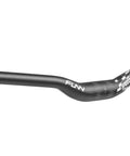 Speedrun Junior Mountain Bike Handlebar With Bar Clamp 31.8mm, 680mm Width, Fits 19mm Inner Diameter Grips, AL6061 Aluminum Black