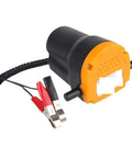 Heavy-Duty 12 Volt Electric Oil Pump Sucker For Car Boat Motorbike Fluid Drain And Fuel Transfer with alligator clips.