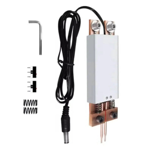 Handheld Spot Welder Pen With Automatic Trigger Machine, showing accessories and cord for DIY Welding Tool For Spot Welding