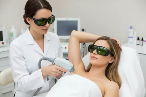 Infrared Laser Safety Goggles For Alexandrite Diode And NdYAG Lasers Eye Protection For Laser Hair Removal CE EN207 Certified