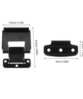 Heavy Duty Stainless Steel Locking Box Clasp With Black Toggle Buckle For Cooler Lid Cargo Storage Latch Replacement Tool Box Hardware dimensions and design features.