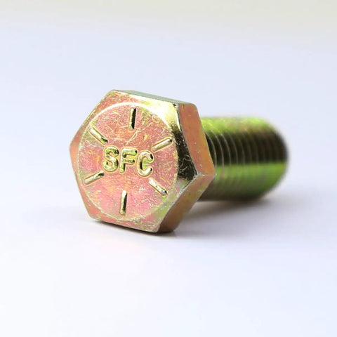 Grade 8 hex bolt from the 236 Piece Grade 8 Hex Bolt And Nut Assortment Kit With Flat Washers Cast From Premium Alloy Steel.
