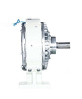 Side view of Single Shaft Magnetic Powder Brake 25 Nm Torque Control for inner rotation, industrial printing and rewinding use.