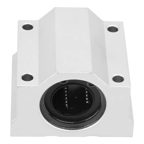 Aluminum Alloy SCS25UU Linear Slide Block For Precision Motion Systems Anodized Finish High Speed Workhorse Guide With Dust Seal Low Wear Durable Linear Motion Component For CNC Machines And Automation, 25mm bore